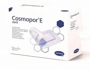 COSMOPOR E steril - Самоклеящиеся послеоперац. повязки: 7,2 х 5 см; 10 шт. от компании ООО Лидер - фото 1