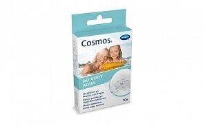 COSMOS aqua - Пластырь-пластинки из прозр. пленки, водостойкий: 10 шт. 3 размера от компании ООО Лидер - фото 1