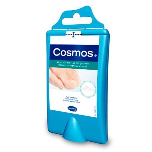 COSMOS Hydro Active twin tec– Пластырь гидроактивный на мозоль на палец 6 шт. (размер 19х55 мм) от компании ООО Лидер - фото 1