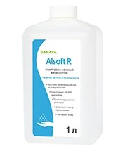 Дезинфицирующее средство для рук (кожный антисептик) Alsoft R (1л) к дозатору GUD-1000 от компании ООО Лидер - фото 1