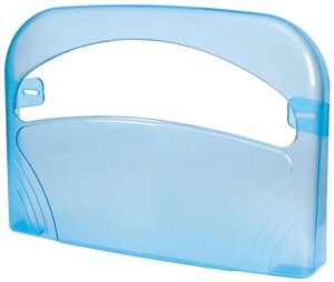 Диспенсер для туалетных покрытий, прозрачно-голубой (пластик)(20шт/уп)