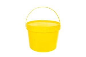 Емкость-контейнер для сбора органических отходов кл. Б, емк. 6л , желтый (30шт)