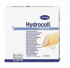 HYDROCOLL concave - Гидрокол. повязки на область локтей и пяток: 8 х 12 см; 10 шт. от компании ООО Лидер - фото 1