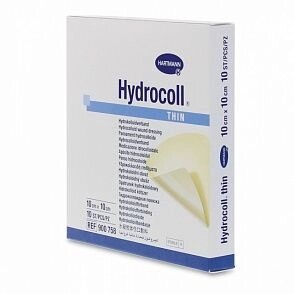 HYDROCOLL thin - Гидрокол. повязки на слабоэкссудирующие раны: 10 х 10см; 10шт. от компании ООО Лидер - фото 1