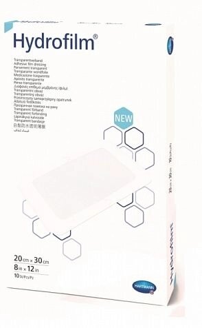 HYDROFILM - Пленочные повязки: 20 х 30 см; 10 шт. от компании ООО Лидер - фото 1