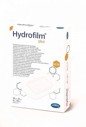 HYDROFILM plus - Пленочные повязки с впит. подушечкой: 10 х 12см; 25 шт. от компании ООО Лидер - фото 1