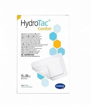 HydroTac comfort - Самокл. губ. повязки с гидрогел. покрыт.: 15х20 см, 10 шт. от компании ООО Лидер - фото 1