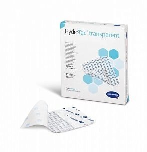 HydroTac transparent -Гидрогелевые повязки: 10х10 см, 10 шт. от компании ООО Лидер - фото 1