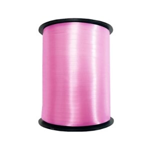 Лента подарочная розовая 5мм/500м
