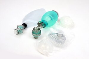 Многоразовый комплект дыхательный КД-МП-Д (мешок реанимационный типа Амбу), детский