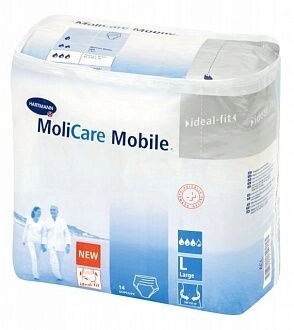 MoliCare Mobile - Моликар Мобайл - Впитывающие трусы, pазмер L, 14 шт. от компании ООО Лидер - фото 1