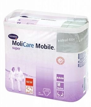 MoliCare Mobile super - Моликар Мобайл супер - Впитывающие трусы, размер М, 14 шт. от компании ООО Лидер - фото 1