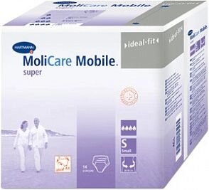 MoliCare Mobile super - Моликар Мобайл супер - Впитывающие трусы, размер S, 14 шт. от компании ООО Лидер - фото 1