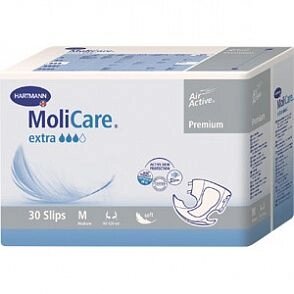 MoliCare Premium extra soft - Моликар Премиум экстра софт - Воздухопроницаемые подгузники: размер M, 30 шт от компании ООО Лидер - фото 1