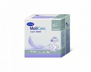 MoliCare Premium super soft - Моликар Премиум супер софт - Воздухопроницаемые подгузники: разм. L, 10 шт. от компании ООО Лидер - фото 1