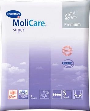 MoliCare Premium super soft - Моликар Премиум супер софт - Воздухопроницаемые подгузники: разм M, 2 шт. от компании ООО Лидер - фото 1