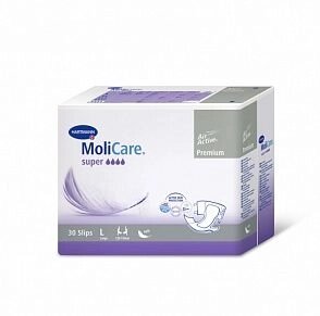 MoliCare Premium super soft - Моликар Премиум супер софт - Воздухопроницаемые подгузники: размер L, 30 шт. от компании ООО Лидер - фото 1