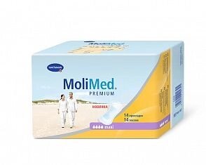 MoliMed Premium maxi - МолиМед Премиум макси - Урологические прокладки, 14 шт. (RUS) НДС 10% от компании ООО Лидер - фото 1