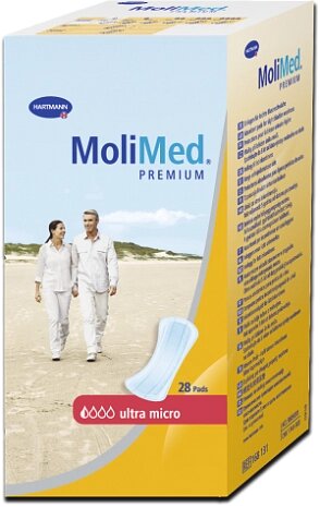 MoliMed Premium ultra micro - МолиМед Премиум ультра микро - Урологические прокладки, 28 шт. НДС 10% от компании ООО Лидер - фото 1