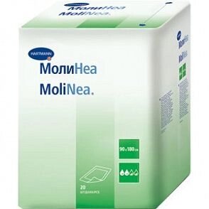 MoliNea - МолиНеа - Впитывающие пеленки: типоразмер 90 х 180, 130 г/м2, 20 шт. от компании ООО Лидер - фото 1