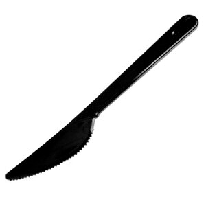 Нож одноразовый Премиум, черный, 180 мм