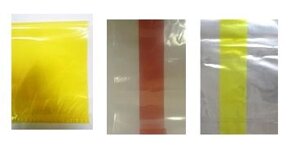 Пакеты (650х750мм) для УОМО-01/150 прозрачный с красной полосой