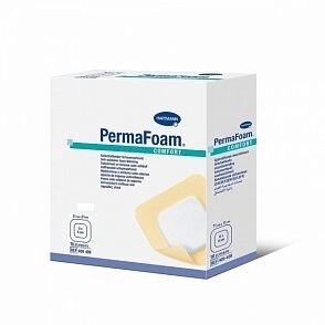 PERMAFOAM comfort - Самоклеящиеся губчатые повязки: 11 х 11 см; 10 шт. от компании ООО Лидер - фото 1