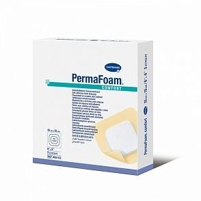 PERMAFOAM comfort - Самоклеящиеся губчатые повязки: 15 х 15 см; 5 шт. от компании ООО Лидер - фото 1