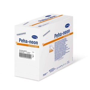 Peha-neon latexfree перчатки синтетические стерильные. №6,5 50пар