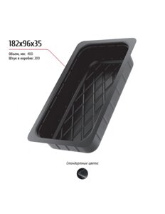 Лоток под запайку пищевых продуктов 182x96x35мм, 400мл (420шт/кор)