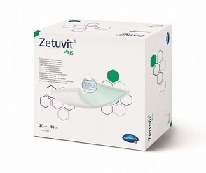 ZETUVIT plus - (стерильные): 20 x 40 см; 10 шт.