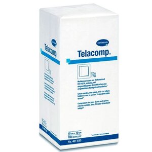 TELACOMP - (нестерильные): 10 х 20 см, 12 cлоев; 100 шт.