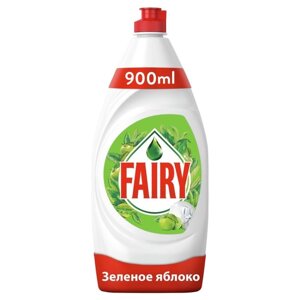 Средство для посуды Fairy 900 мл, Зеленое Яблоко (12шт/кор)