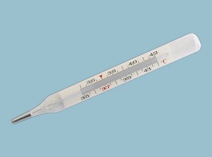 Термометр медицинский максимальный стеклянный арт.1243 от компании ООО Лидер - фото 1