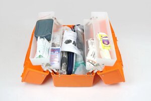 Укладка-чемодан для оказания первой помощи при чрезвычайных ситуациях в укладке УМСП-01 П м. 410