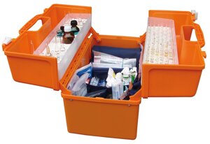 Укладка-чемодан врача скорой помощи пластиковая УМСП-01-Пм/2 по пр. 100 без ларингоскопа м. 986