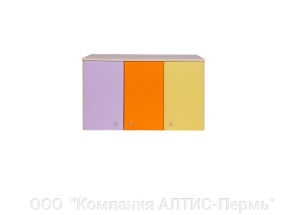 Антресоль для шкафа   "Краски" 3 секции, 846*352*500 от компании ООО  "Компания АЛТИС-Пермь" - фото 1