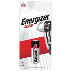 Батарейка ENERGIZER, A23 (23АЕ), алкалиновая, для сигнализаций, 1 шт., в блистере