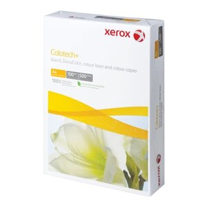 Бумага XEROX COLOTECH PLUS, А4, 100 г/м2, 500 л., для полноцветной лазерной печати, А, 170%CIE)