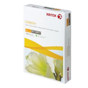 Бумага XEROX COLOTECH PLUS, А4, 90 г/м2, 500 л., для полноцветной лазерной печати, А, 170%CIE)