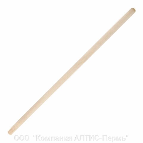 Черенок для лопат, диаметр 40 мм, длина 120 см, деревянный, СН000425 от компании ООО  "Компания АЛТИС-Пермь" - фото 1