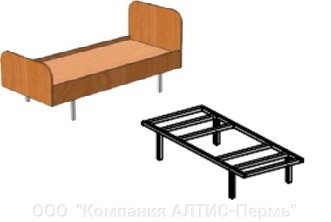 Детская кровать на металлокаркасе 1200х640х510 от компании ООО  "Компания АЛТИС-Пермь" - фото 1