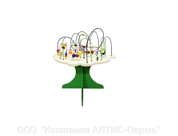 Дидактический стол "Бусинки" д=700 от компании ООО  "Компания АЛТИС-Пермь" - фото 1