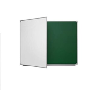 Доска аудиторная магнитная двухэлементная 1000*2250 зеленая/меловая-белая/маркерная комбинированная