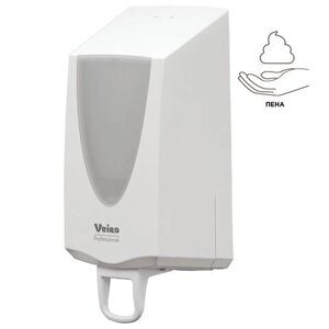 Дозатор для жидкого мыла-пены VEIRO Professional Savona Foam, НАЛИВНОЙ, 0,8 л, белый