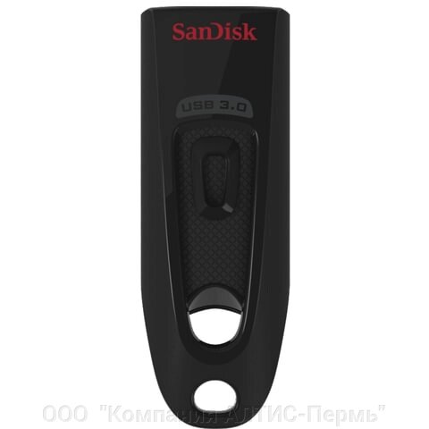 Флеш-диск 128 GB, SANDISK Cruzer Ultra, USB 3.0, черный, SDCZ48-128G-U46 от компании ООО  "Компания АЛТИС-Пермь" - фото 1