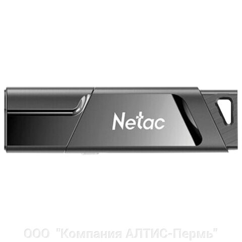 Флеш-диск 128GB NETAC U336, USB 3.0, черный, NT03U336S-128G-30BK от компании ООО  "Компания АЛТИС-Пермь" - фото 1