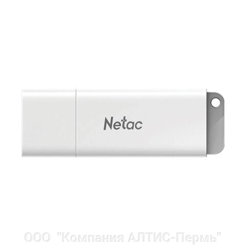 Флеш-диск 16 GB NETAC U185, USB 2.0, белый, NT03U185N-016G-20WH от компании ООО  "Компания АЛТИС-Пермь" - фото 1