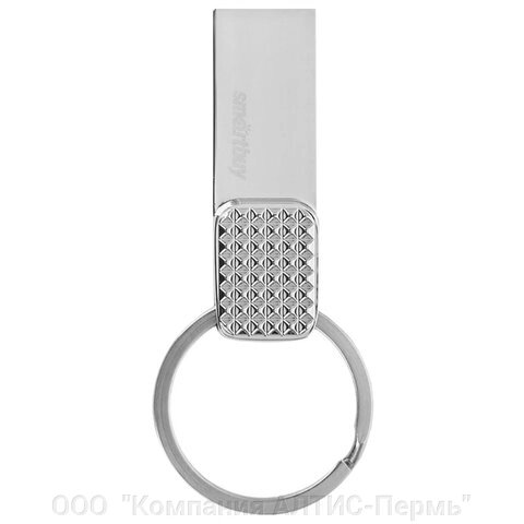 Флеш-диск 16 GB SMARTBUY Ring USB 3.0, серебристый, SB16GBRN от компании ООО  "Компания АЛТИС-Пермь" - фото 1
