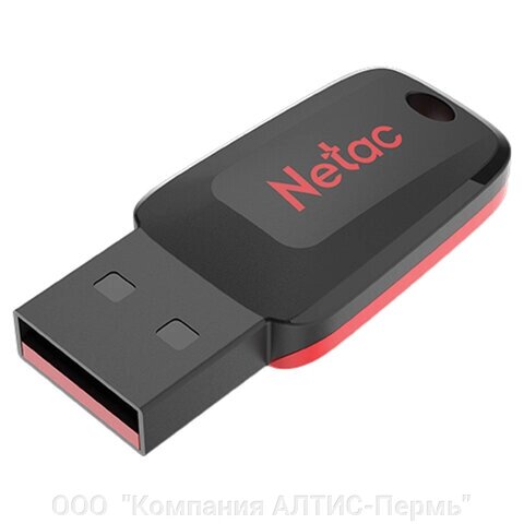 Флеш-диск 16GB NETAC U197, USB 2.0, черный, NT03U197N-016G-20BK от компании ООО  "Компания АЛТИС-Пермь" - фото 1